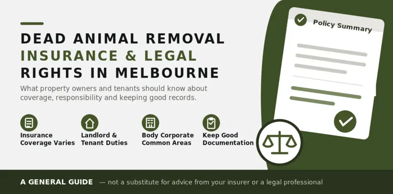 Dead Animal Removal Insurance Claims & Legal Rights in Melbourne: What Every Property Owner Must Know