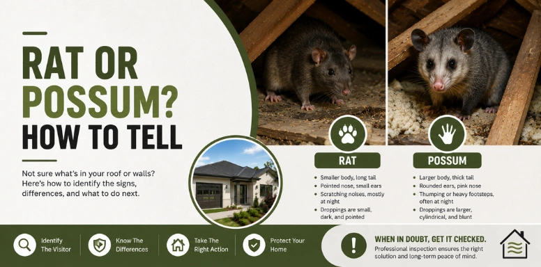 Rat or Possum? How to Tell