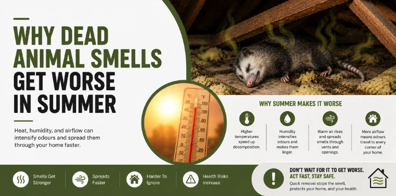 Why Dead Animal Smells Get Worse in Summer